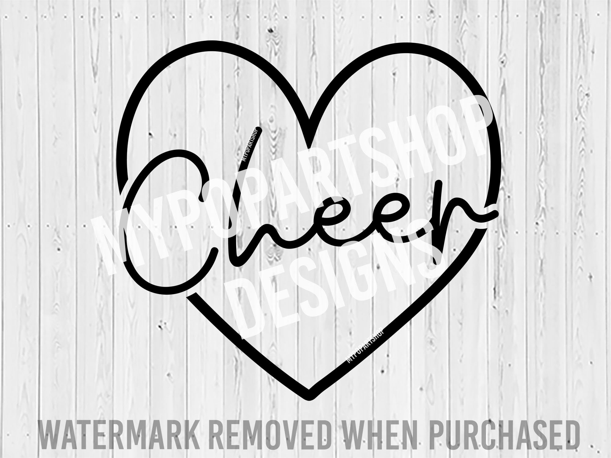 Cheer Heart Svg Cheer Svg Cheer Png Cheerleading Svg Etsy