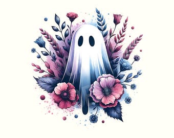 Vintage Ghost Clipart, Ghost Png,Ghost Shirt,Fall Clipart,Halloween Png,Halloween Shirt,Halloween Clipart,Digital Download,Vintage Halloween
