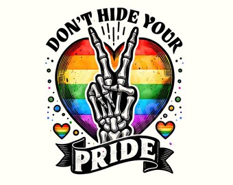 Pride Png, Pride, Lgbtq, Pride Shirt, lesbischer Stolz, Trans-Stolz, Pride-Shirts, Skelett, Skeleton Png, Skeleton Shirt, digitaler Download