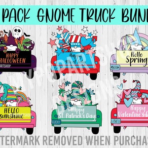 Gnome Svg Bundle, Holiday Gnome Svg Bundle, Gnomes Bundle Svg, Gnome Svg, Gnome Truck Svg, Truck Svg Bundle, Holiday Truck Bundle Svg