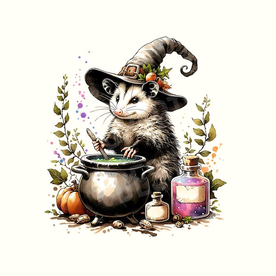 Spooky season Png, Opossum, Opossum shirt, Witch Png, Witches Png, Halloween Png, Halloween Shirt, Halloween Clipart, Digital Download