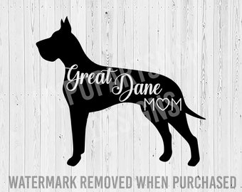 Great Dane SVG Cut File, Great Dane Mom Svg, Great Dane Mom PNG, , Fur Mom svg, Great Dane gift, Instant Download, Dog Svg