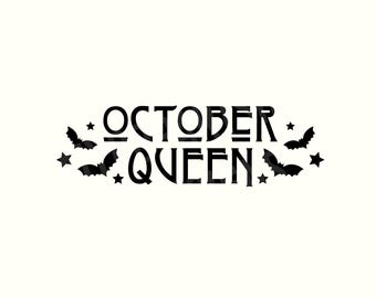 Październik SVG, Październik Png, Koszulka październikowa, Powiedzenia na Halloween, Cytaty na Halloween SVG, Modne Halloween Png, Pliki SVG na Halloween, Gotycki SVG, Gotycki SVG