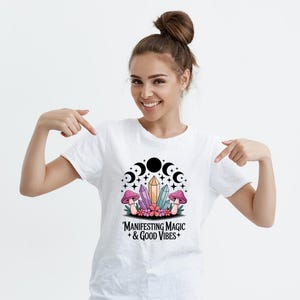 Witch Png, Witches Png, Witch Shirt, Good Vibes Png, Mushroom Png, Magical, Motywacyjne, Motywacyjna koszulka, Inspirujące cytaty, Pobieranie cyfrowe zdjęcie 2