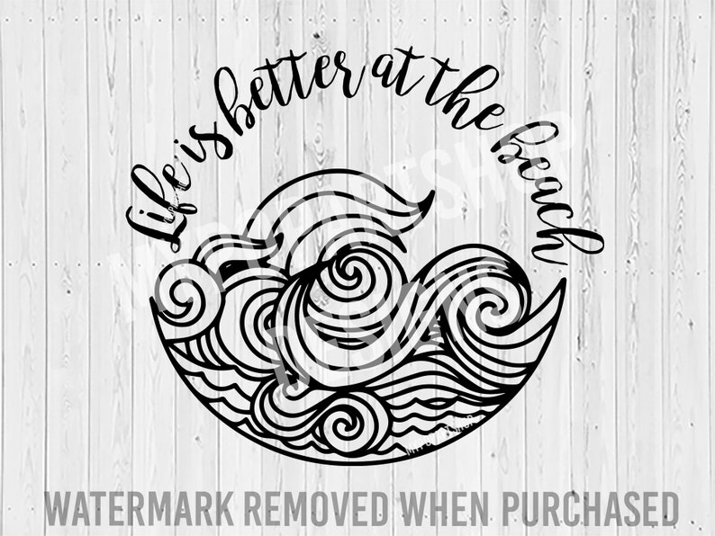 Beach Svg Beach Sayings Svg Beach Quotes Svg Waves Svg Etsy