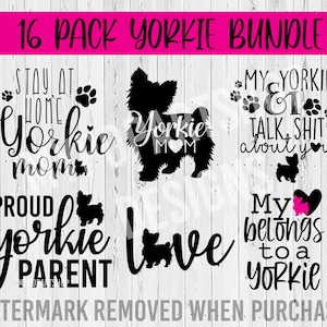 Yorkie Svg Bundle, Dog Svg Bundle, Yorkie Mom SVG, Yorkie Svg, Yorkie PNG, Yorkshire Terrier SVG, Dog Svg, Yorkshire Terrier Shirt