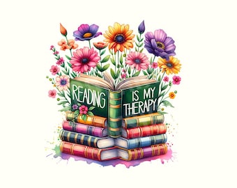 Book lover, Book Png, Reading Png, Digital Download, Bookish Digital Design, Book lover gift, Book Shirt, Sublimation, Png, Bookish, Reading