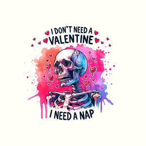 Valentinstag Png, Valentinstag Png, Skelett, Retro Valentinstag Png, Lustiger Valentinstag Png, Sublimation, Trendy Png, Valentinstag Clipart