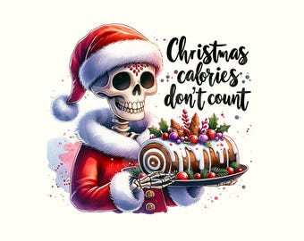 Skelet kerst png, grappige kerst png, snarky kerst, halloween kerst png, kerst halloween png, spookachtige kerst, feestelijke png