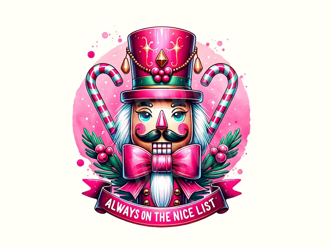 Christmas Nutcracker Png, Nutcracker Png, Pink Christmas Png, Coquette