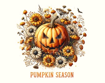 Pumpkin Season Png, Pumpkin Png, Fall Png, Fall Clipart, Digital Download, Fall Png designs, Fall Shirt, Pumpkin Shirt, Pumpkin Clipart
