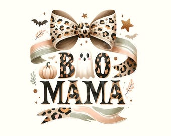 Spooky Coquette Ghost PNG: Design a sublimazione con fiocco di Halloween (download digitale)