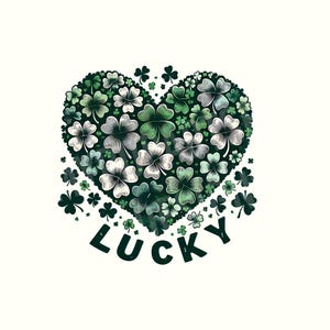 St Patrick&#39;s Day Png, St Patricks, Lucky, Lucky shirt, Shamrock, Clover, Saint Patricks day shirt, Sublimation Design, Digital Download