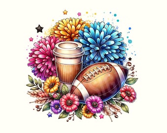Football Cheer Clipart, football Png, football maman Png, cheer Png, cheer maman Png, cheer, football, match de football Png, Sport, téléchargement numérique