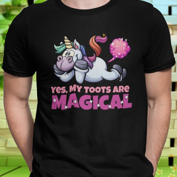 Unicorn Farting Shirt Yes My Toots Are 