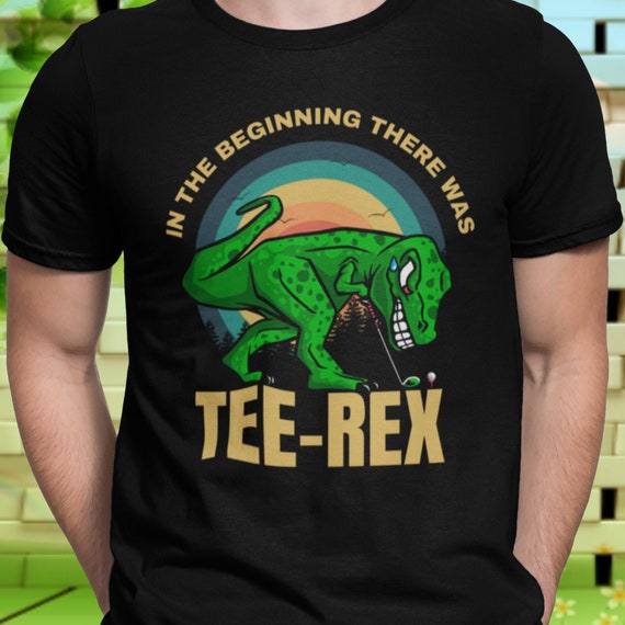 Golf Shirt T-rex Dinosaur in the 
