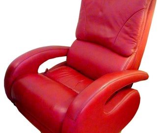 Red Leather Recliner by Lane