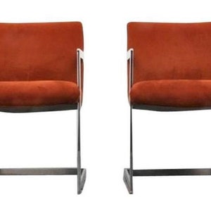 Set of Four Armchairs by Milo Baughman