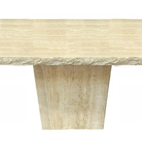 Travertine Marble Console Table Etsy