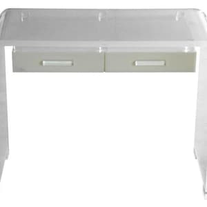 Lucite Waterfall Desk or Vanity