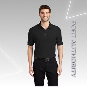 Op maat gemaakt poloshirt voor heren en dames, gepersonaliseerde zijdezachte polo met logo of tekst, perfect voor werk en vrijetijdskleding