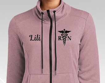 Personalized Nurses Jacket - Custom Name RN Jacket - Nurse Graduation Gift Jacket