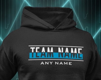 Custom Hooded Sweatshirt, Personalized Sports Hoodie, Custom Name Hoodie Unisex, Personalized School Spiritwear
