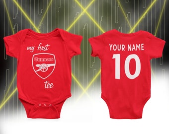 arsenal baby kit personalised