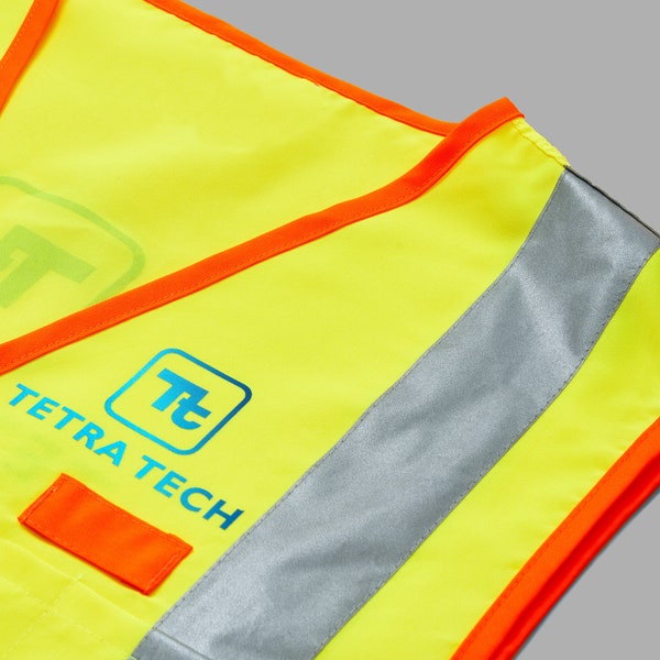 Customized Hi Vis Safety Vest, High Visibility ANSI 107 Class 2 Compliant, Cornerstone Dual Color Safety Vest