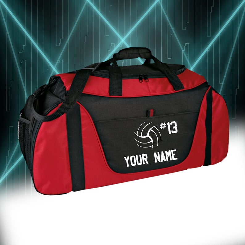 Volleyball Duffle Bag Personalized Men Women Kids Duffle Etsy