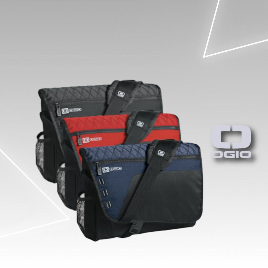 Personalized Messenger Bag, Custom Embroidered Laptop Bag, Personalized