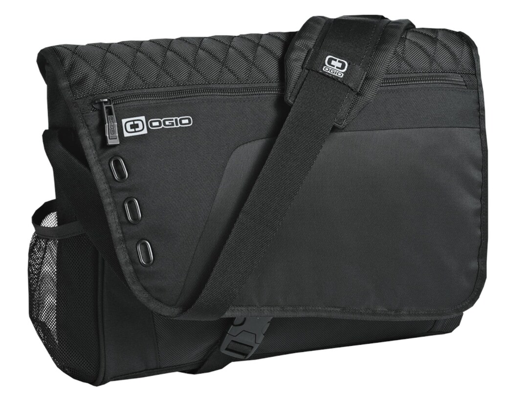 Personalized Messenger Bag, Custom Embroidered Laptop Bag, Personalized