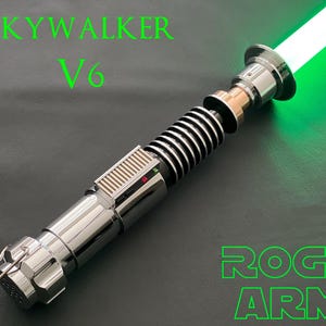 Luke Skywalker Rotj Star Wars Custom Aluminum Lightsaber RGB LED Sound Force FX