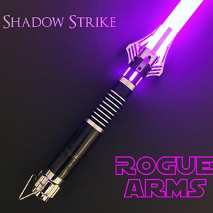 Shadow Strike Star Wars Custom Aluminum Lightsaber RGB LED Neopixel Sound Force FX