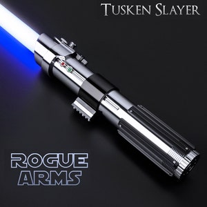 Tusken Slayer Anakin AOTC Lightsaber Neopixel Attack of the Clones RGB led Sound Force FX