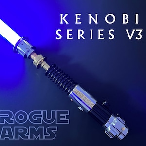 Obi Wan Kenobi with Blade Star Wars Aluminum Lightsaber (22 sound fonts, Smoothswing) Sound Force FX