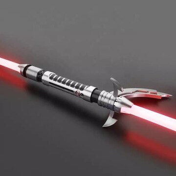 Darth Maul Lightsaber Rebels Crimson Lord Custom Double blade RGB LED or Neopixel w/ Sound and blades Rogue Arms
