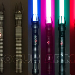 Dark Relic Lightsaber with Blade KOTOR Base Lit LED Neopixel image 2