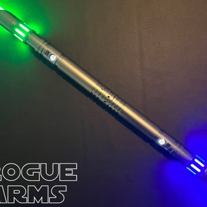 Lightslayer Custom Double Lightsaber Star Wars RGB LED Lightstaff w/ Sound Force FX