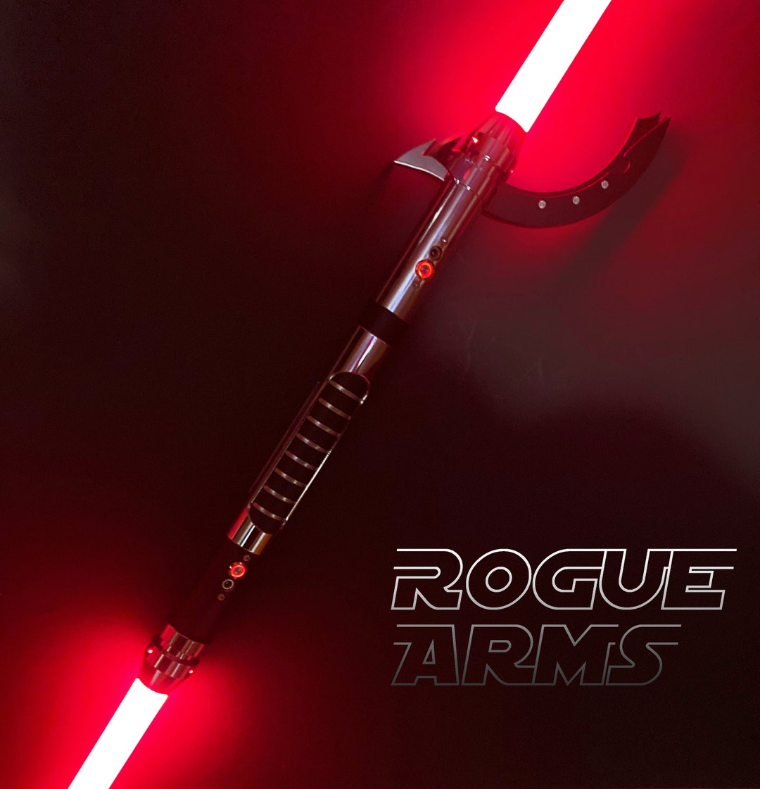 Rebels Darth Maul Lightsaber Custom Double Blades RGB LED W/ - Etsy