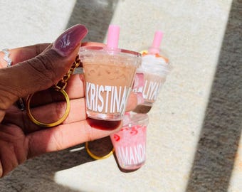 Miniature Drink Keychain
