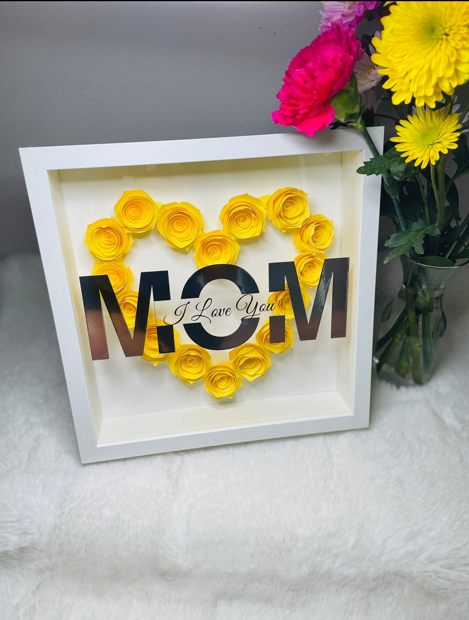 I Love You Frame | Etsy