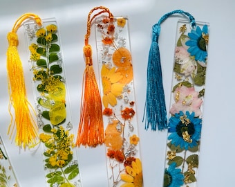 Handmade Flower Pressed Bookmarks