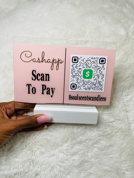 Scan To Pay Sign | Etsy