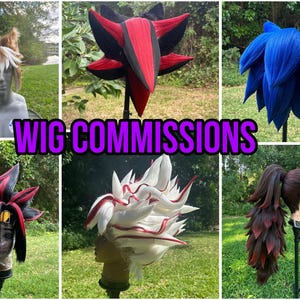 cosplay wig commissions READ DESCRIPTION PLEASE