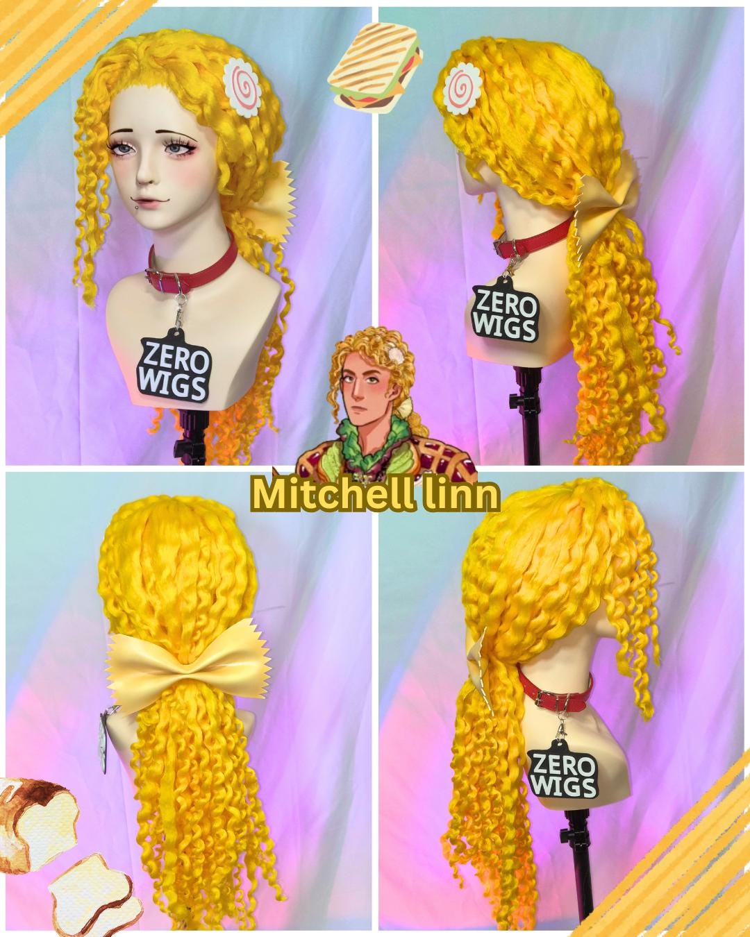 Rose Quartz Cosplay Wig Comissions Hasuka | Actually shipping wig rose quartz is very simple  main image 3