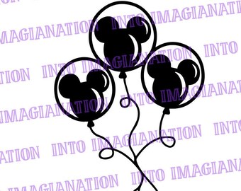 Download Mickey balloon svg | Etsy