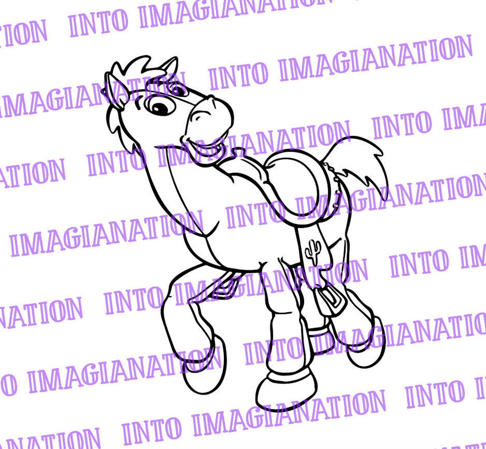 Bullseye Toy Story SVG PNG PDF Digital File | Etsy