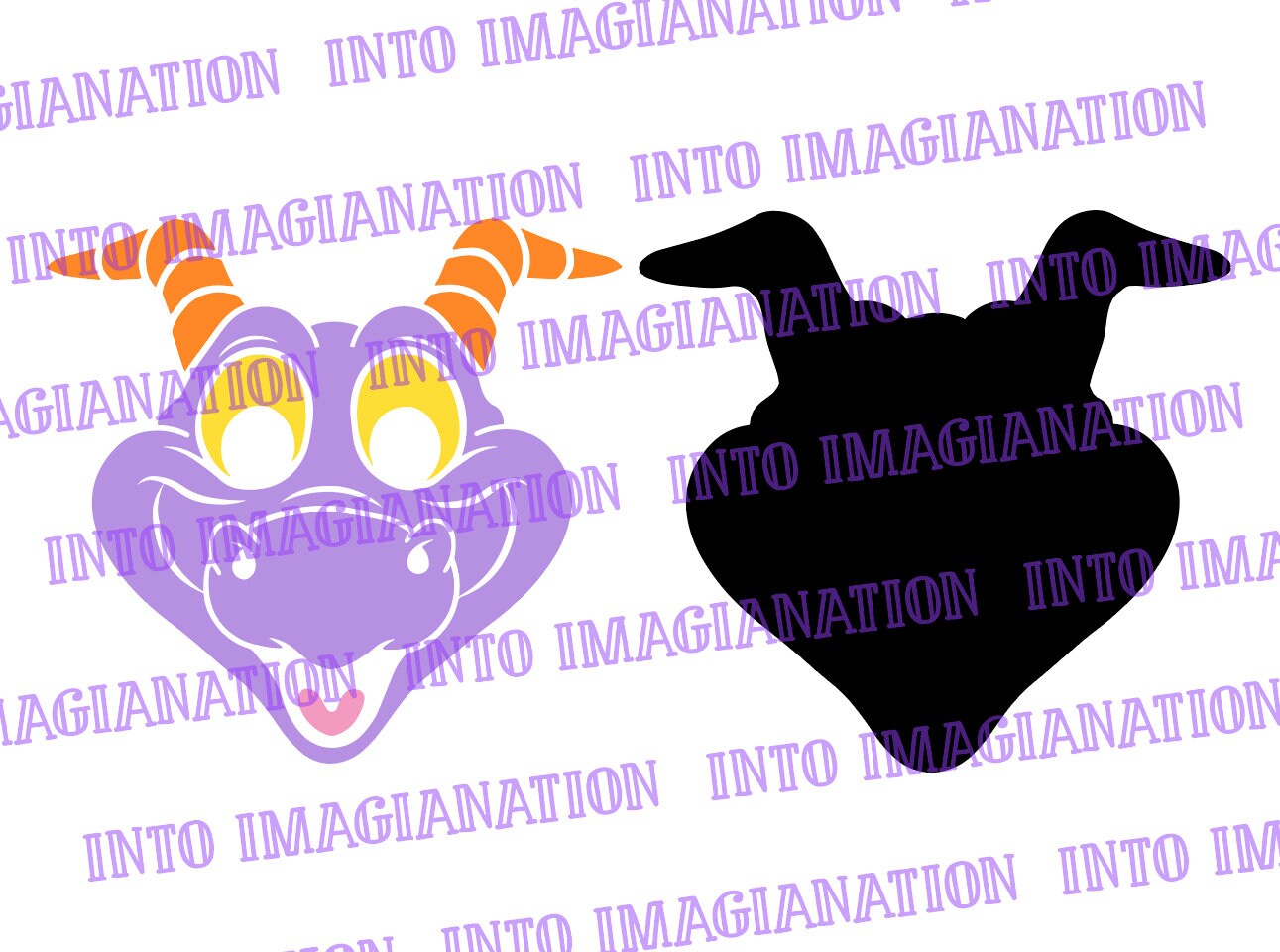 Figment Figment Close Up Layered SVG PNG PDF Digital | Etsy