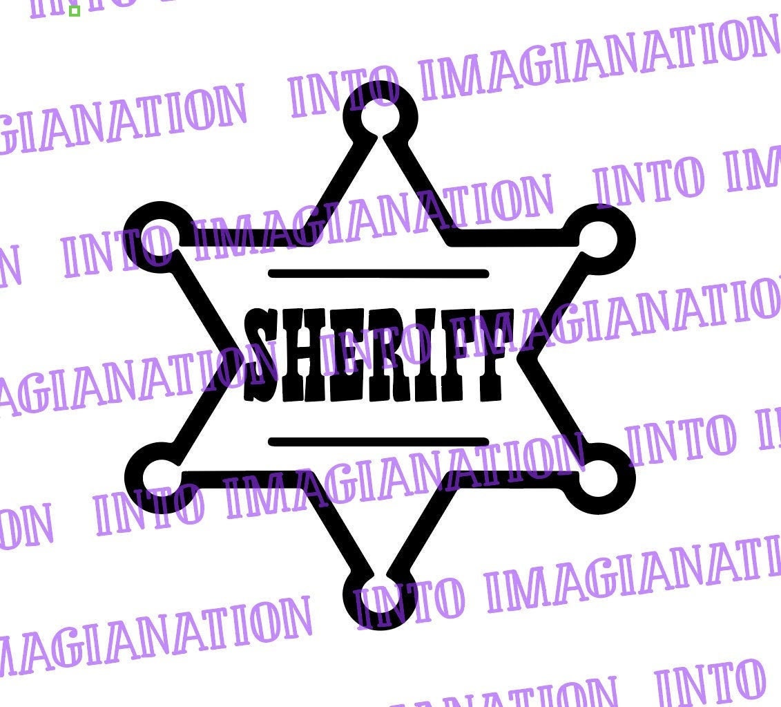 Sheriff Woody Badge Sheriff Badge Toy Story Woody SVG | Etsy